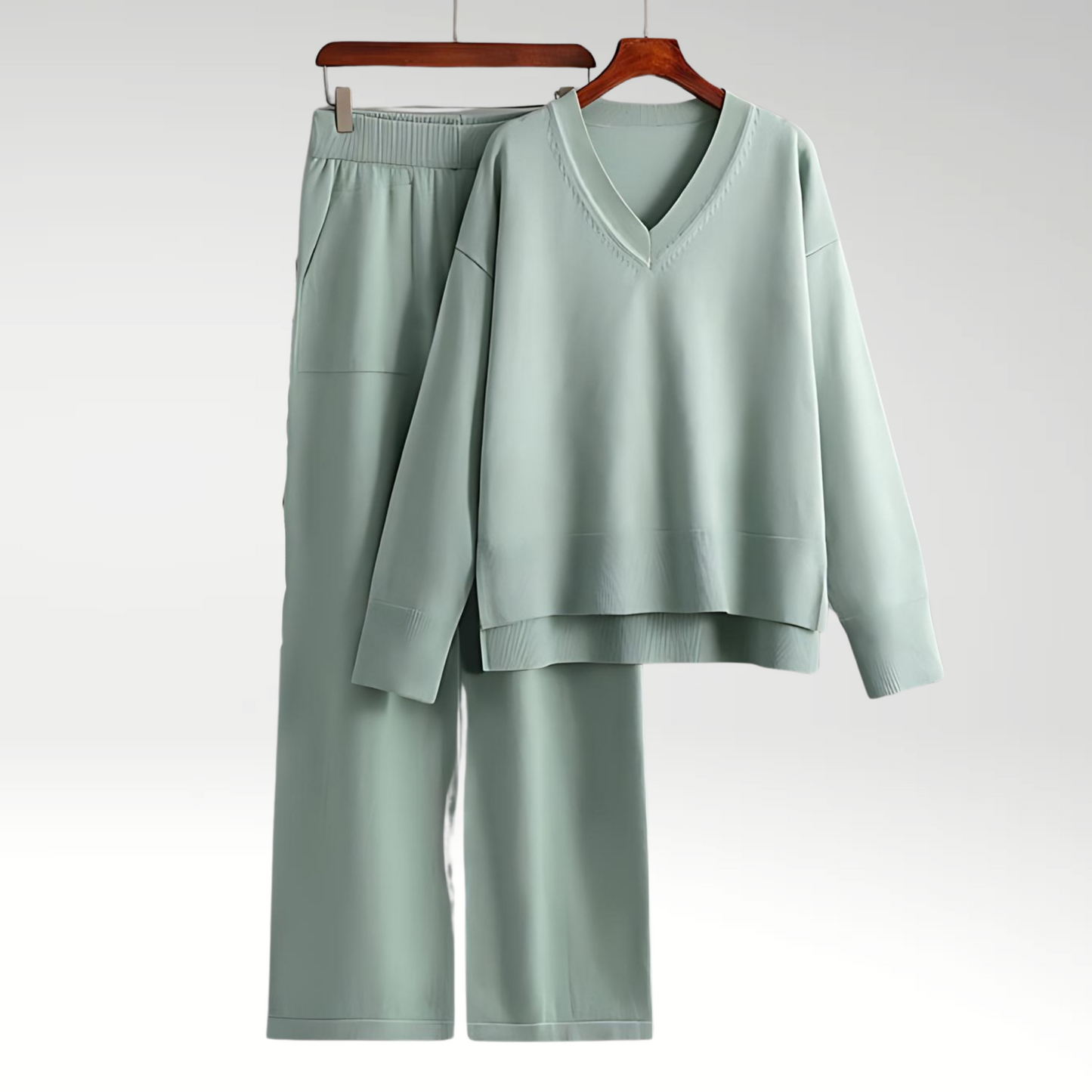 Dupont™ | Luxe Ensemble Deux Pièces Col V