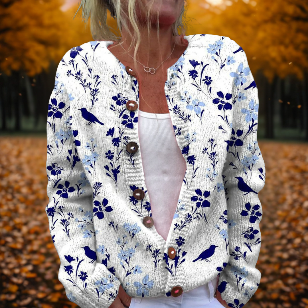 Maylee | Cardigan Vintage Fleurs