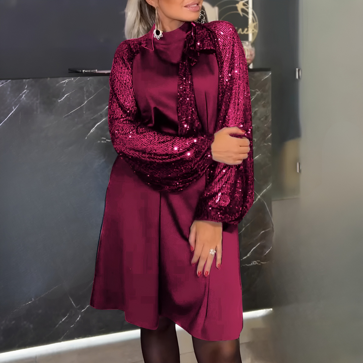 Édith | Robe scintillante