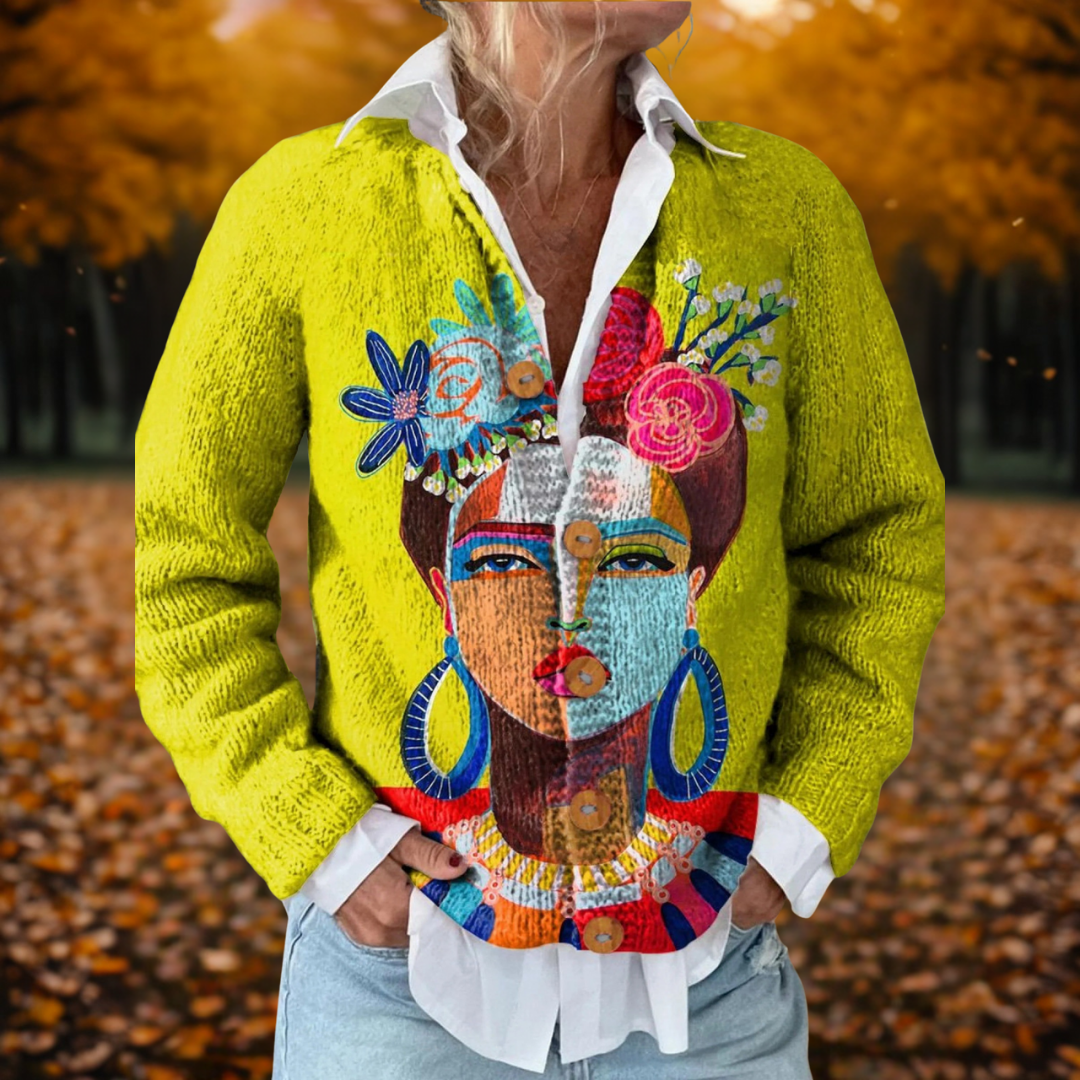 Anna | Impression Artistique Cardigan