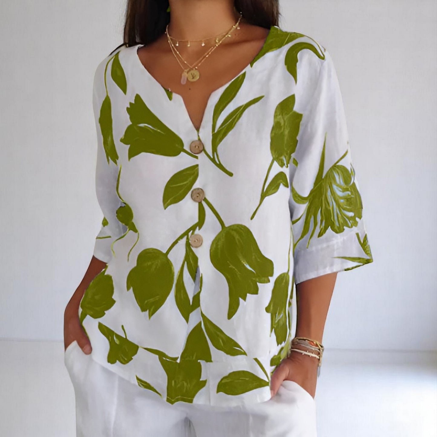 Marie | Blouse fleurie