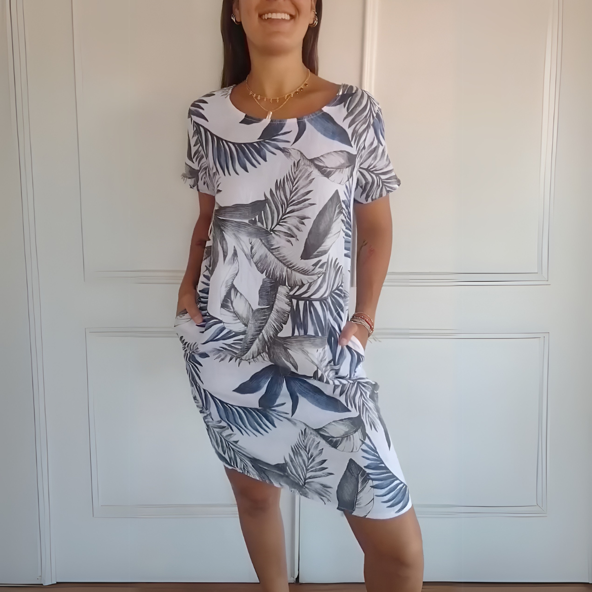 Amandine | Robe d’été à col rond