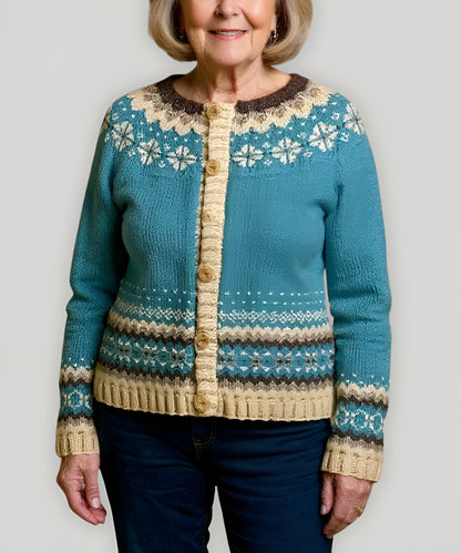 Cassandra | Cardigan Islandais Vintage