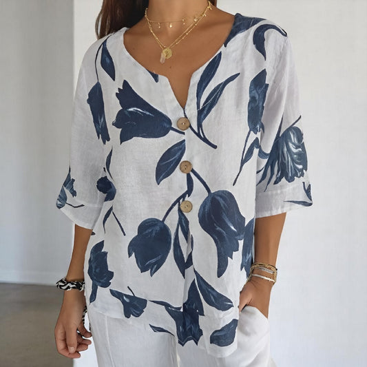 Marie | Blouse fleurie