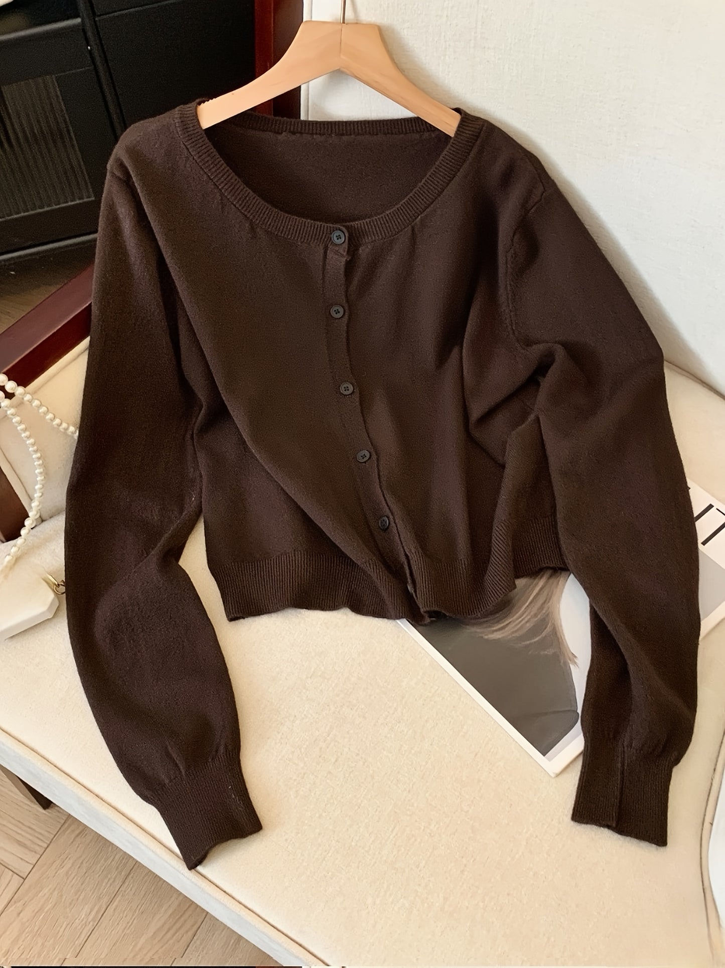 Niannian Directional Vest Pleated Dress + Cardigan Lazy Style Casual Two-Piece Fashion Set