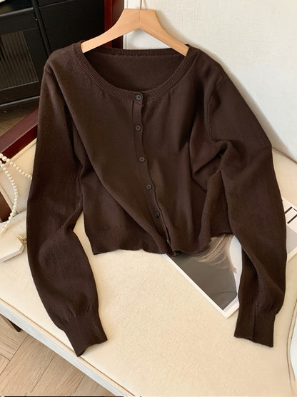 Niannian Directional Vest Pleated Dress + Cardigan Lazy Style Casual Two-Piece Fashion Set