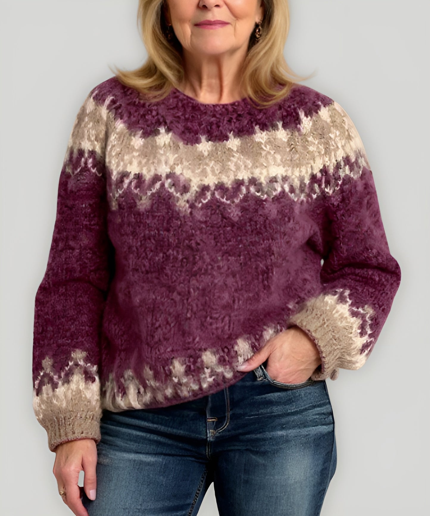 Hélène | Pull tricoté