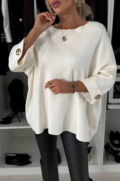 Cyrille | Pull Tendance avec Boutons et Col Rond