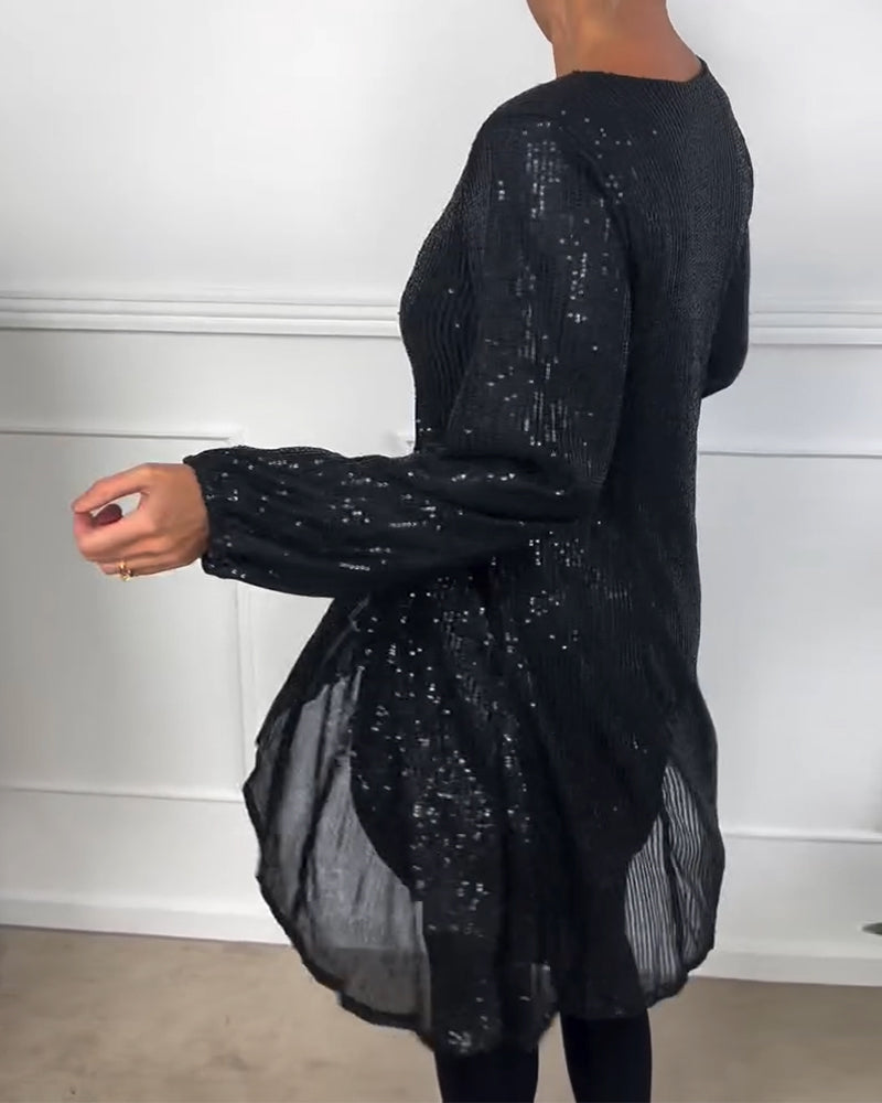 Sylviane | Robe scintillante